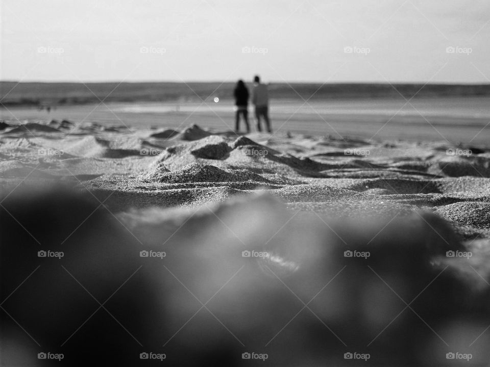 Partners in the beach