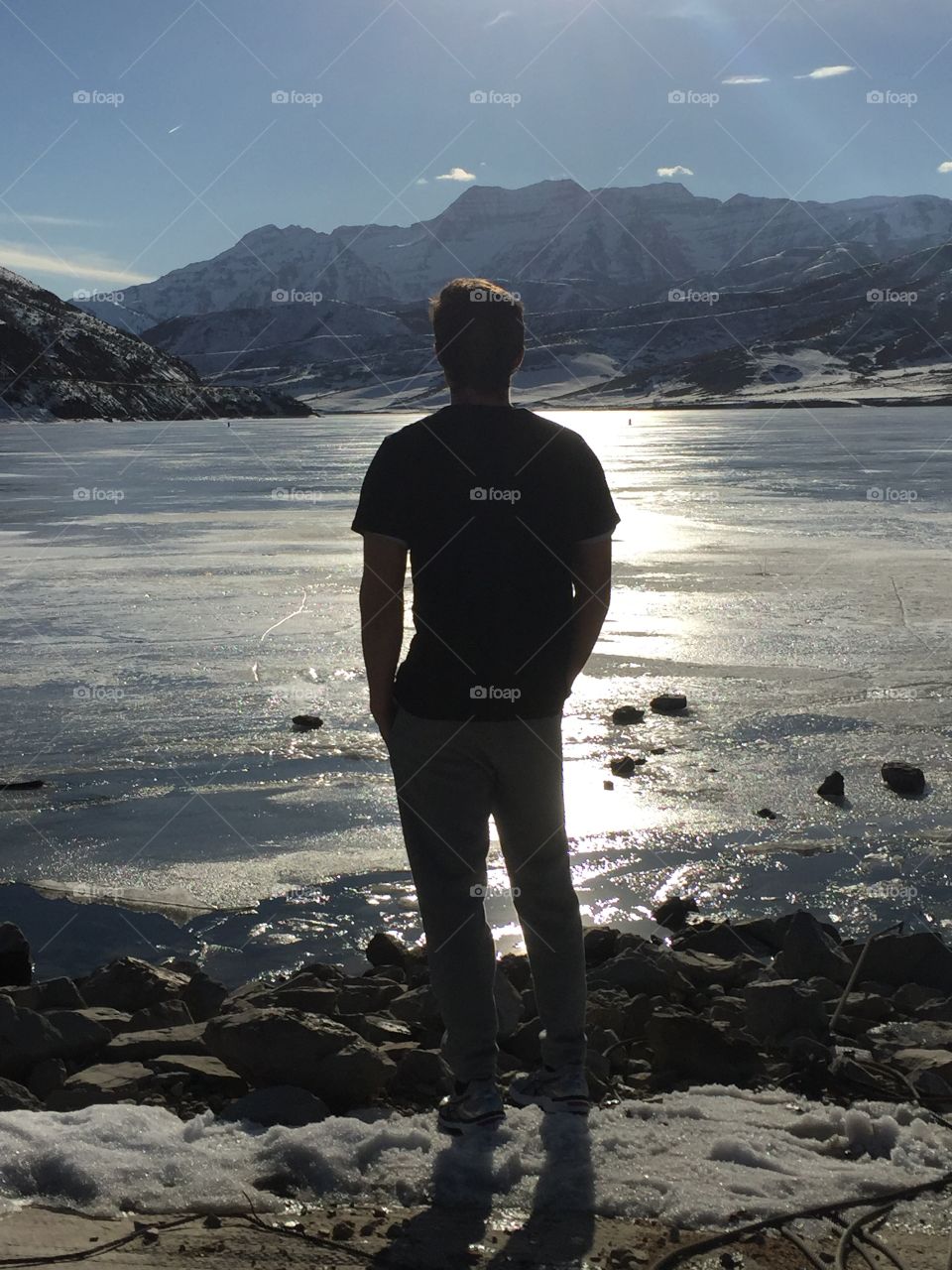 Snow, Beach, Water, People, Sea