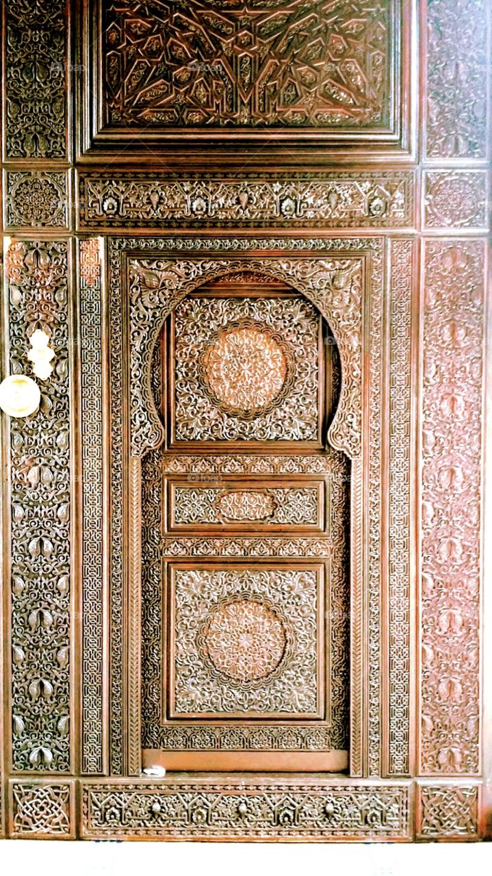 morocco wood door