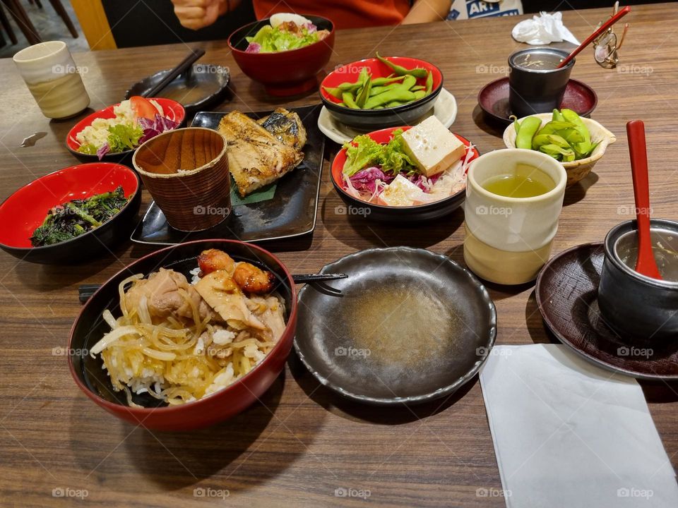 Set lunch for 2 pax at Ootoya Japanese Restaurant at Clementi Mall, Singapore