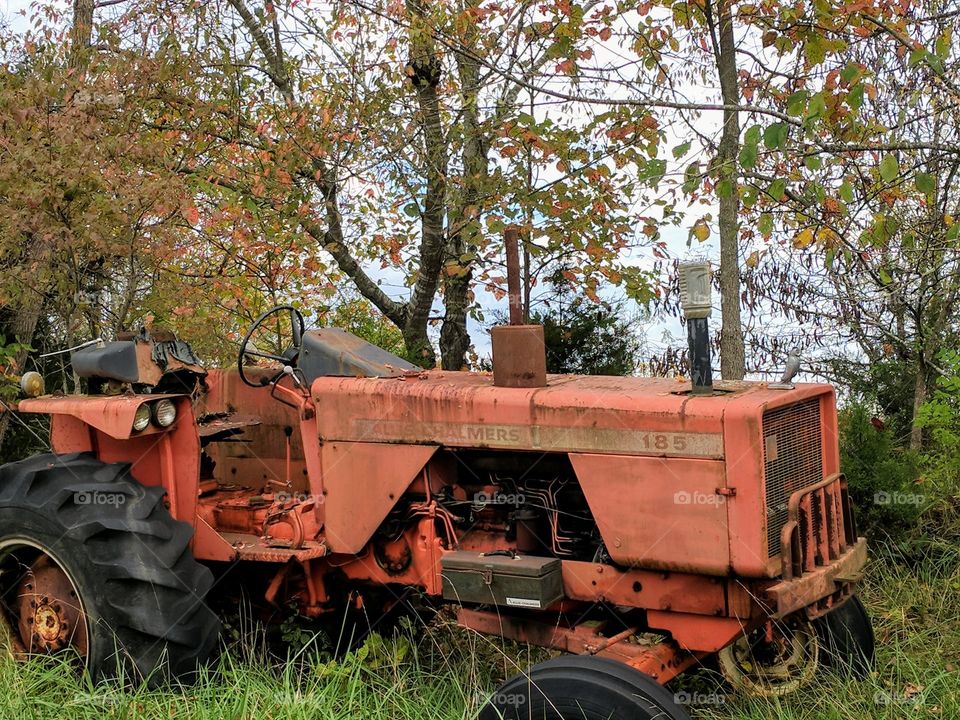 old tractor