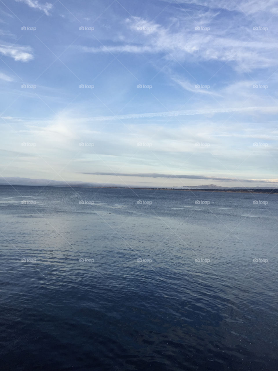 Ocean in Monterey California 