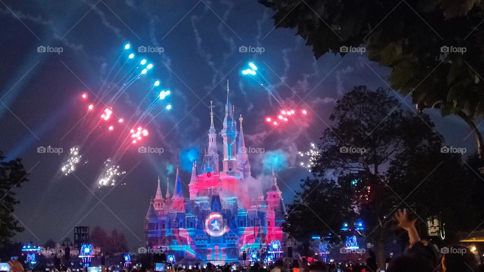 Night View of Shanghai Disneyland Park