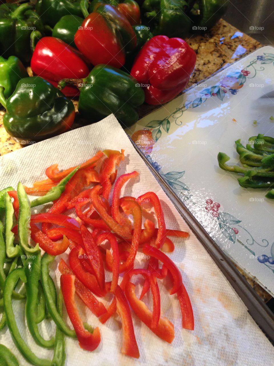 Preparation of peppers