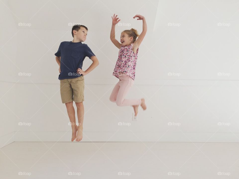 Kids jumping