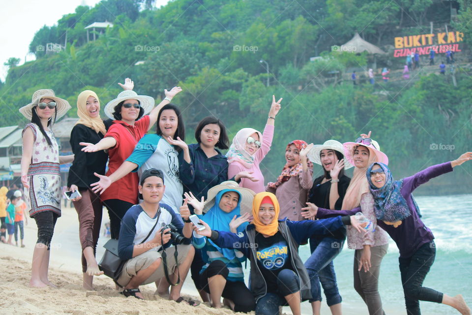 indrayanti beach of midle java