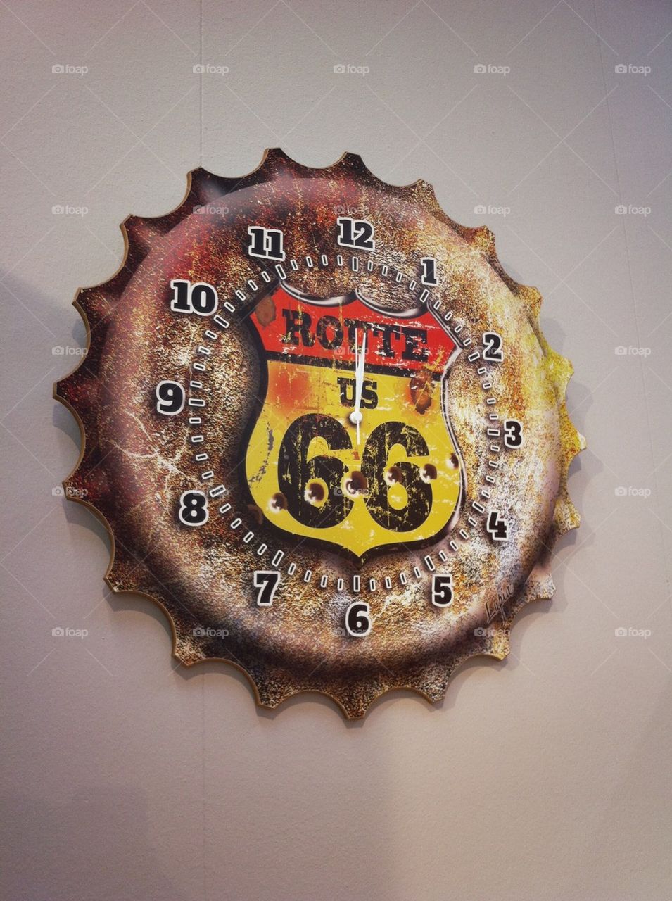 Route 66 clock