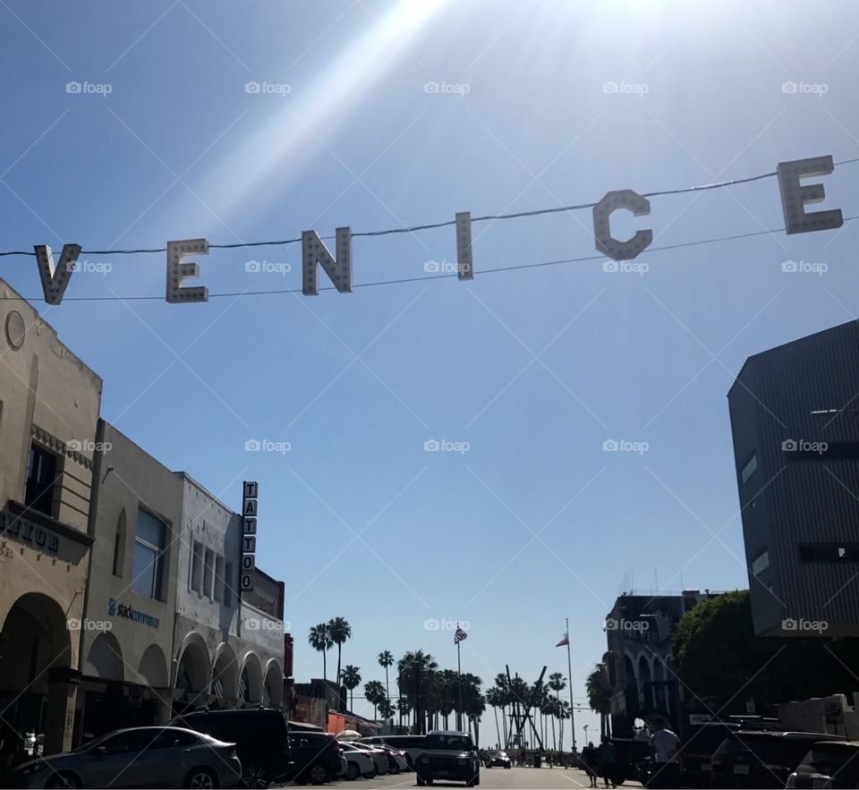 Venice Beach sign