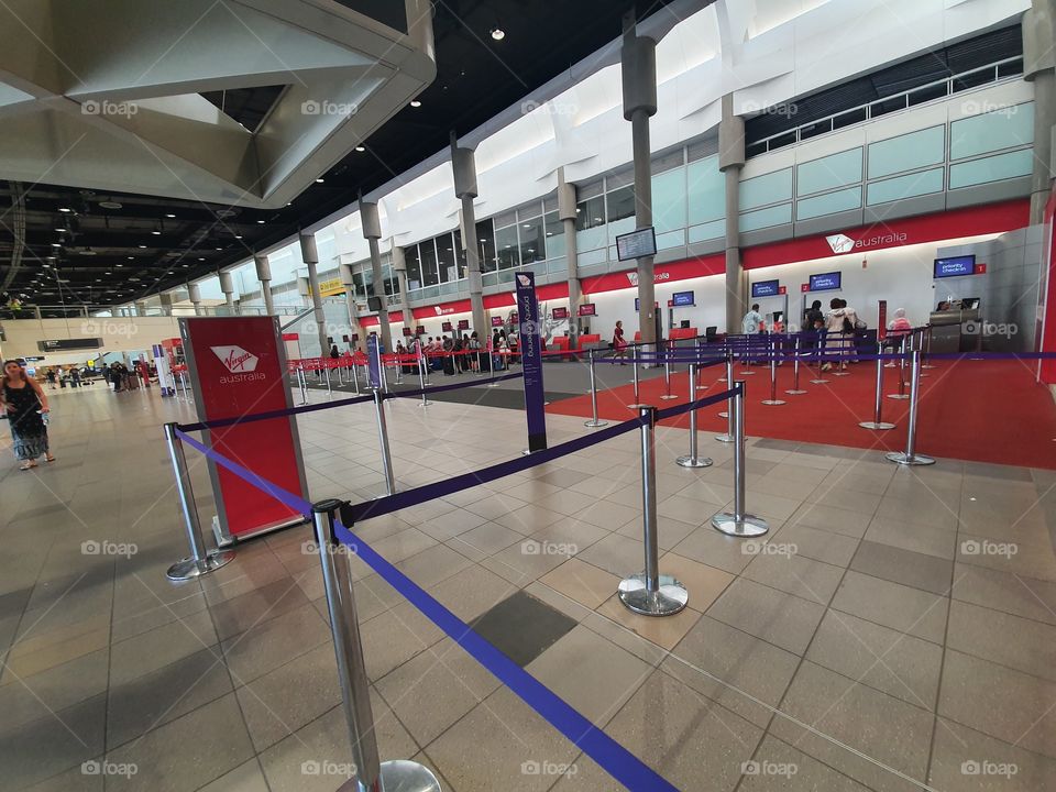 Airport terminal lines