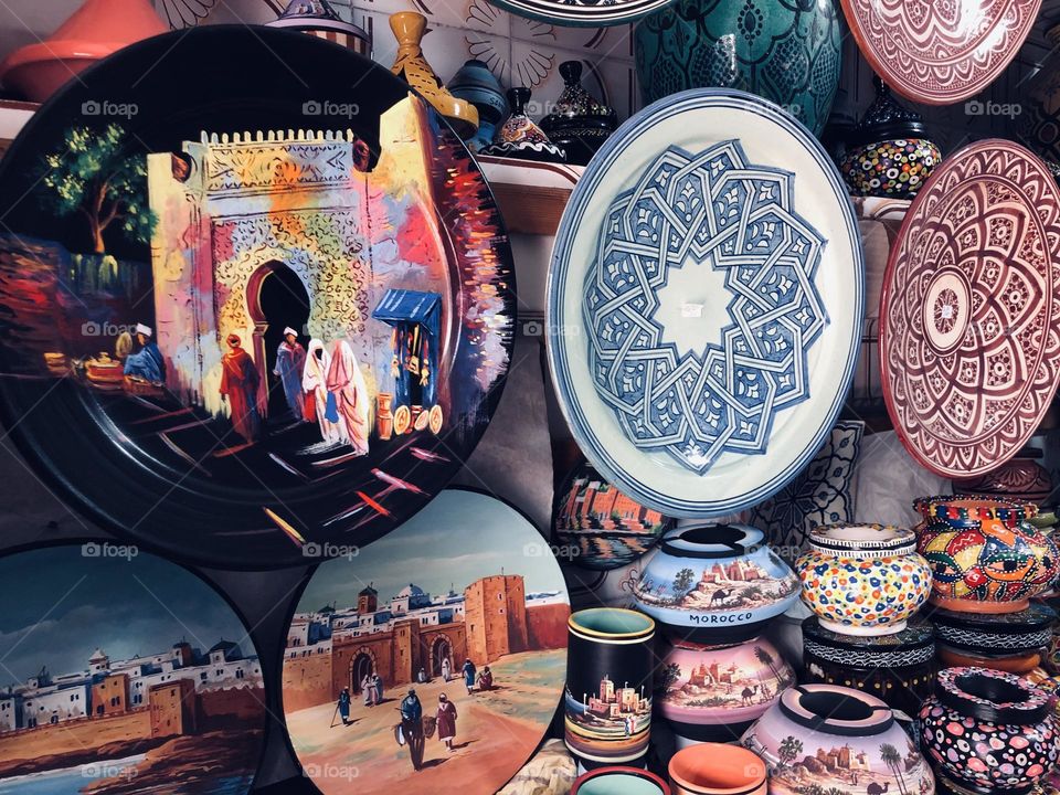 Moroccan pottery 