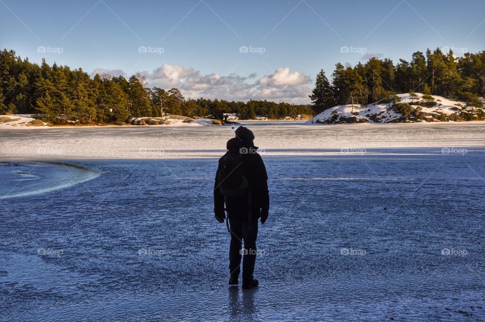 Walking on the ice