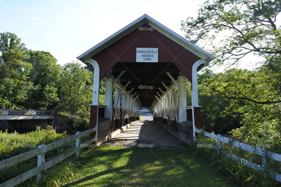 Baronvale Covered Bridge in Rockwood, PA