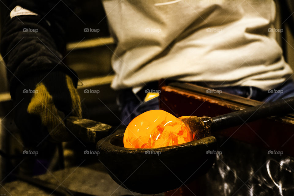 Creating art from glass