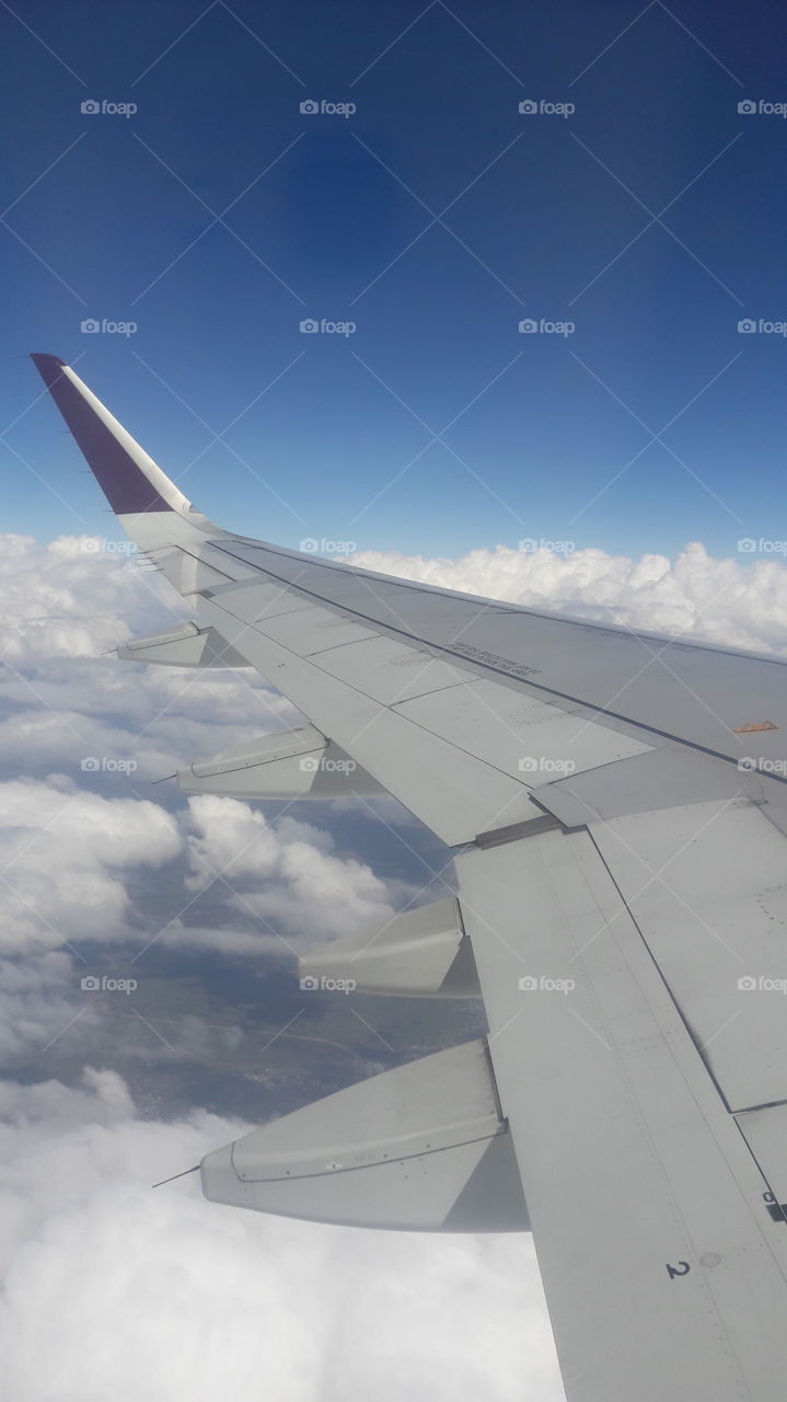 During my trip to Dubia... Flying over Clouds.. So memorable & Enjoyed....