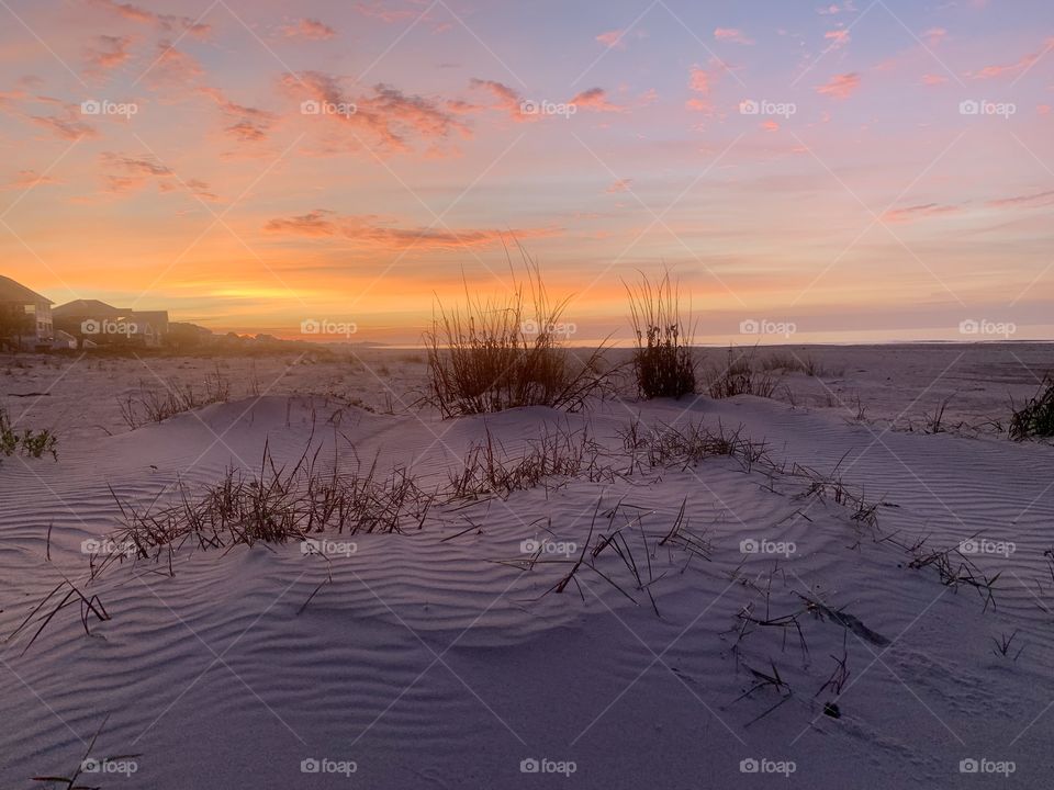 Sunrise on the beach