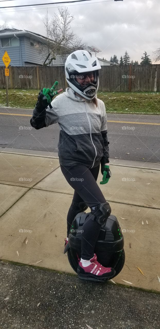 EUC, electric unicycle