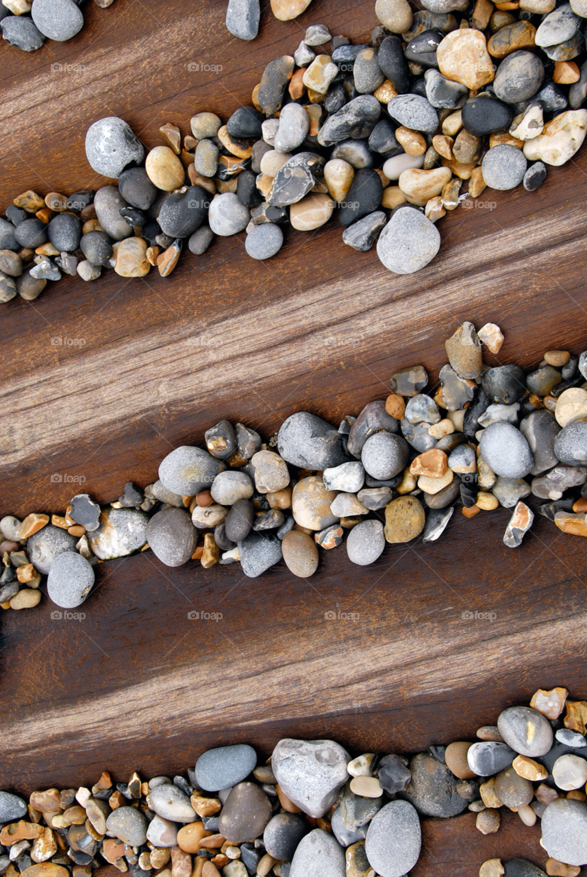 beach wood stones wet by mparratt