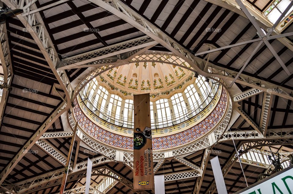 Mercado Central de Valencia. Mercado Central de Valencia (Valencia - Spain)