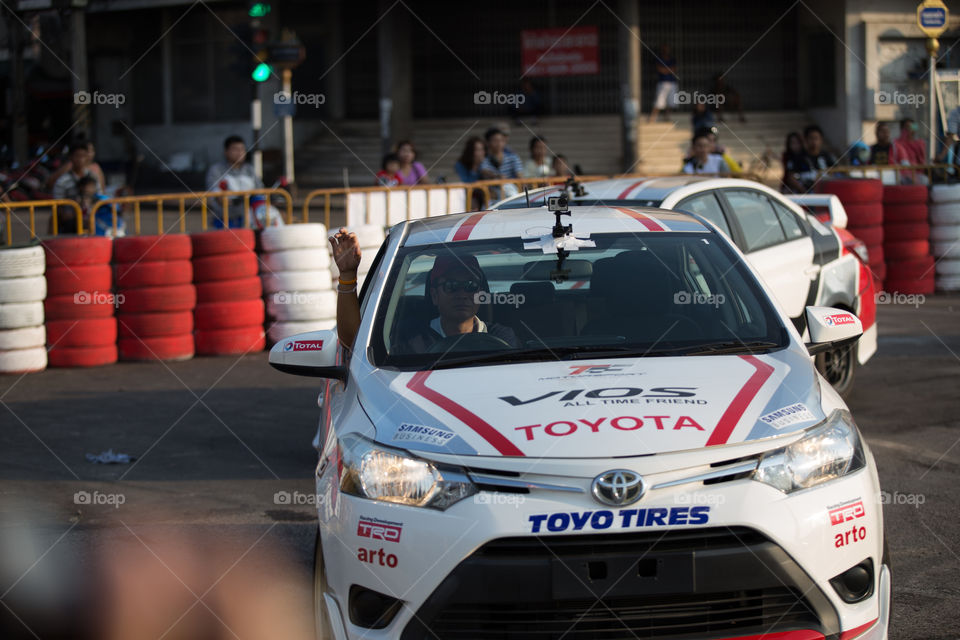 Toyota vios drift show 