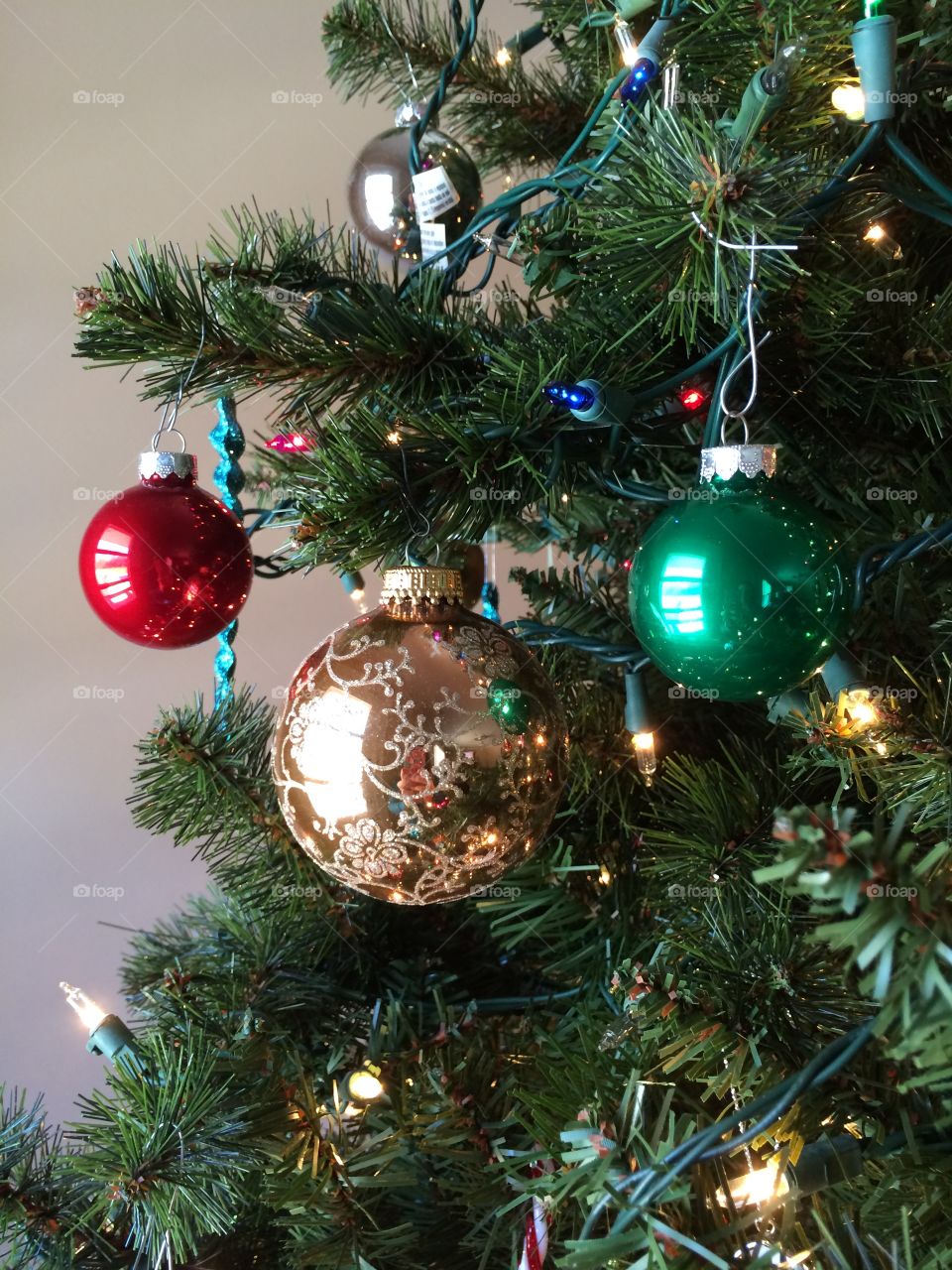 Ornaments on the tree