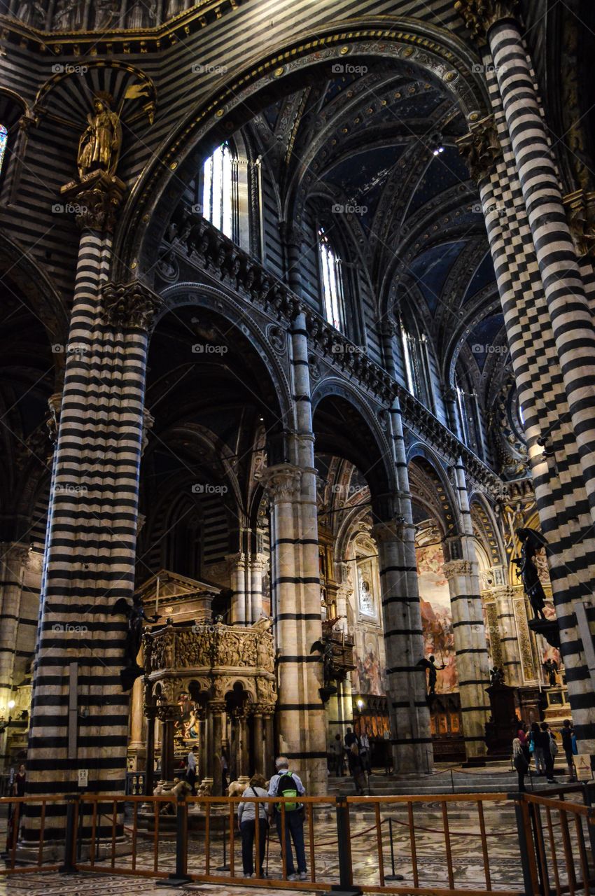 Catedral de Siena. Interior de la Catedral de Siena (Siena - Italy)