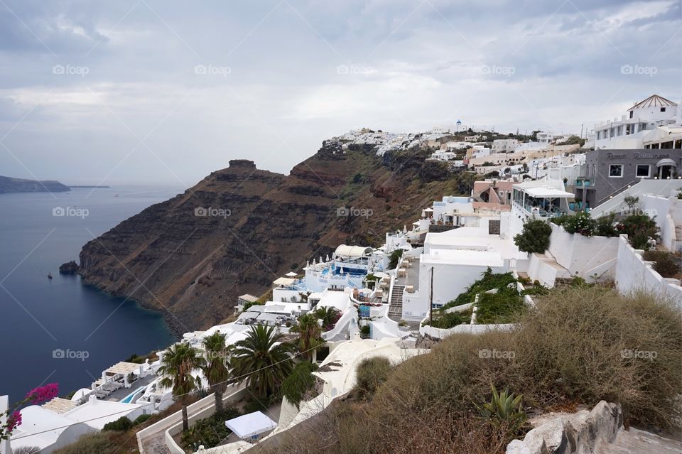 Cliffs of Santorini, Greece 