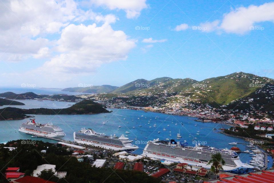 Cruise Port in St. Thomas, USVI