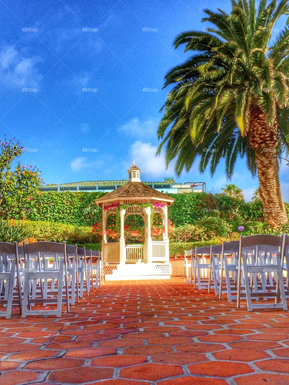 Outdoor Wedding Setting 