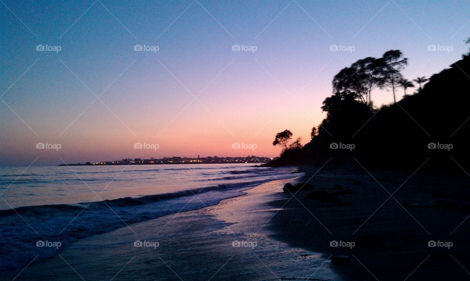 sunset more mesa beach Goleta,ca