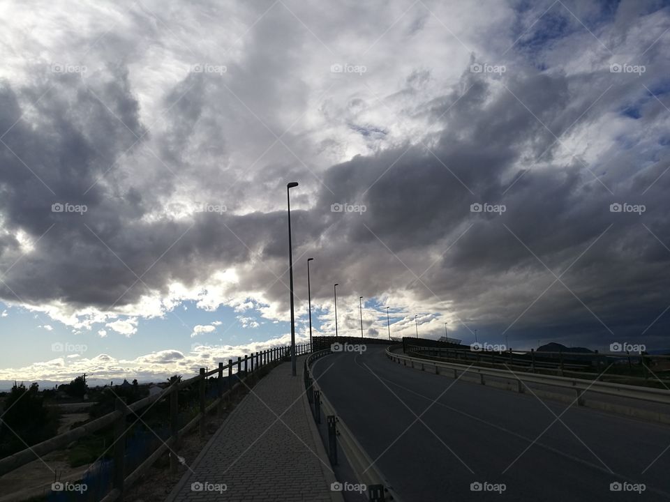 Road, No Person, Transportation System, Highway, Sky