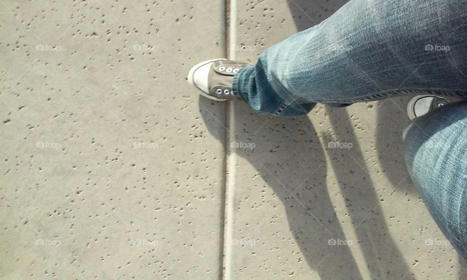 My walk in the sharp cold weather!