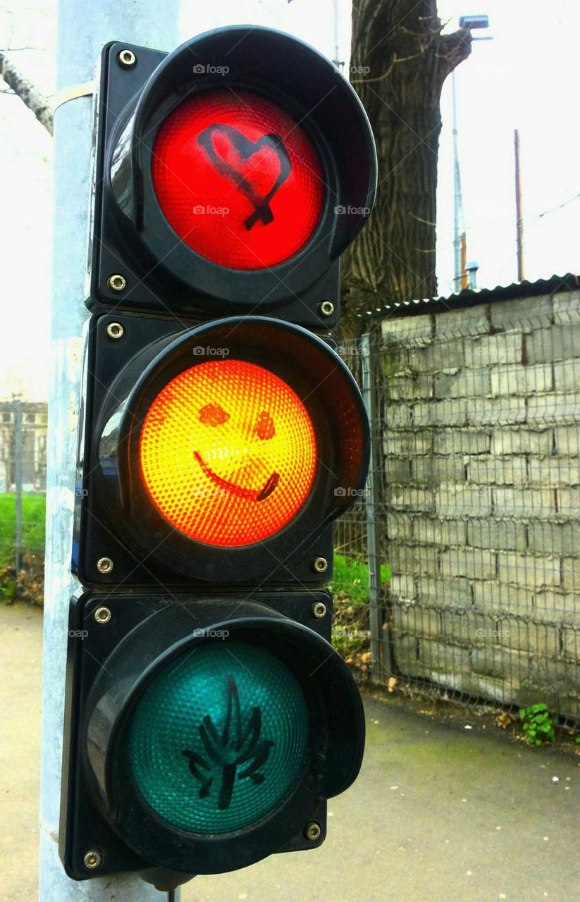 Traffic light emogi