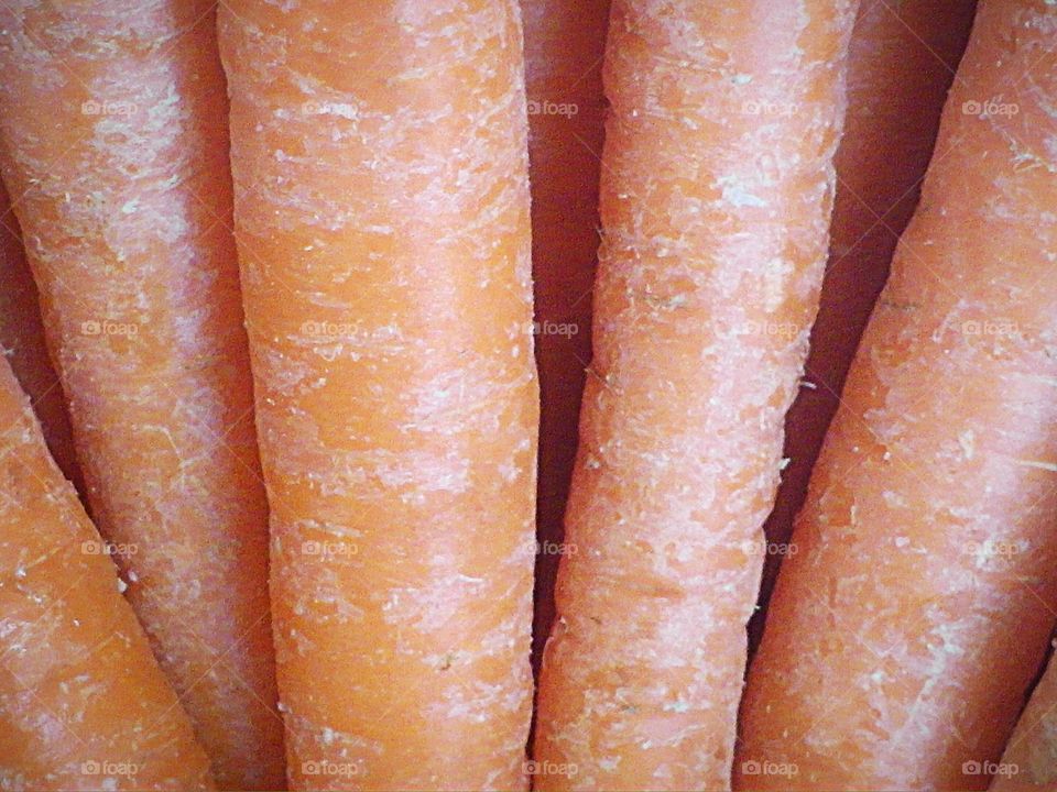 Closeup of carrots 