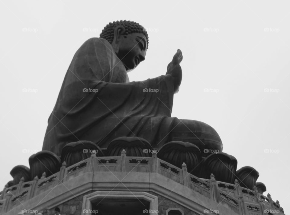 Big Buddha. Side View 