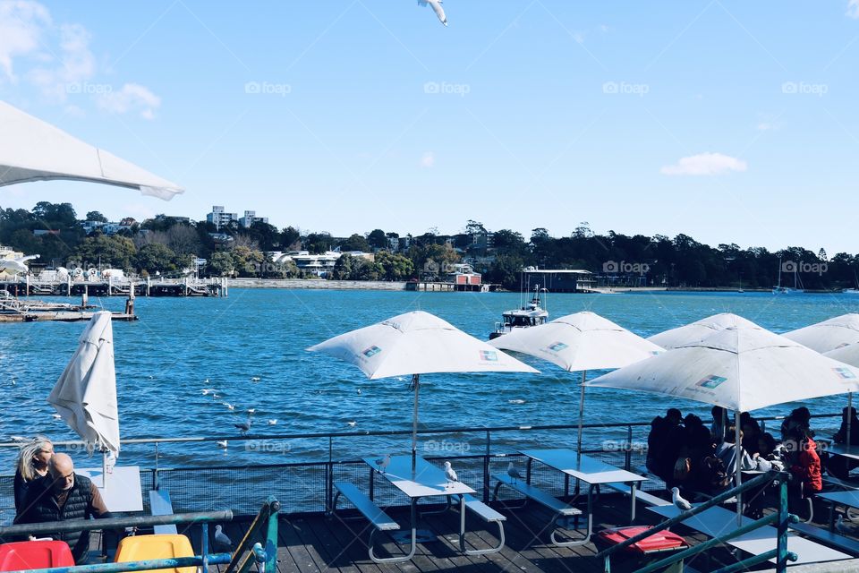 Seaside view it was good to relax and feel the Fresh air 