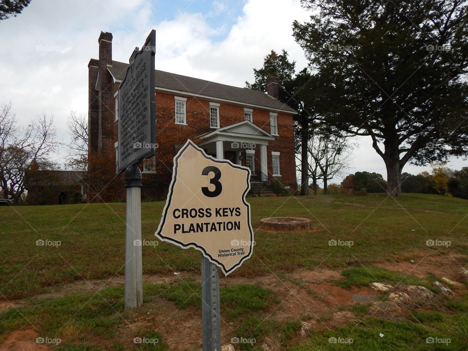 Cross Keys plantation historical site in South Carolina
