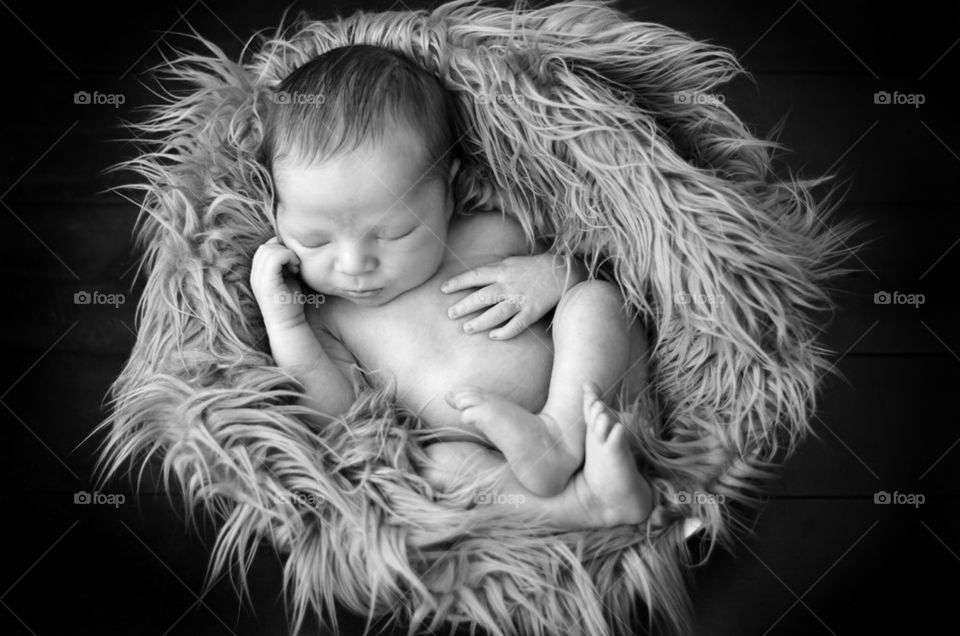 Newborn sleeping