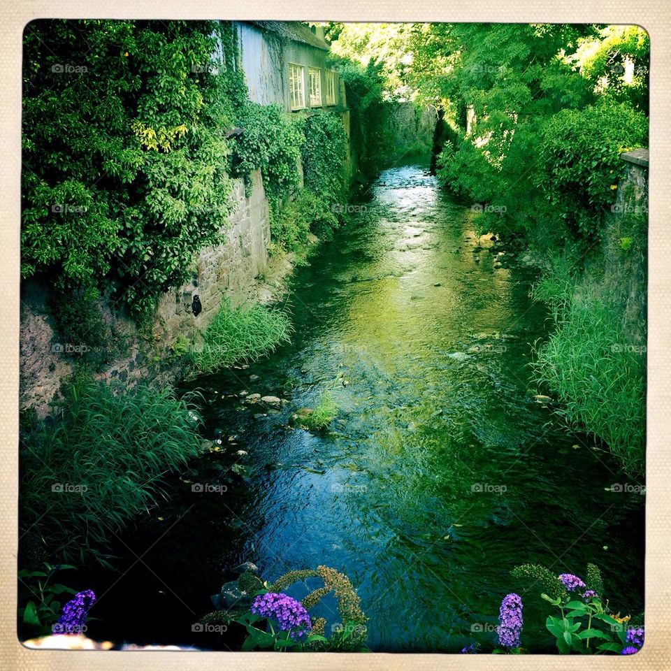 River through the city