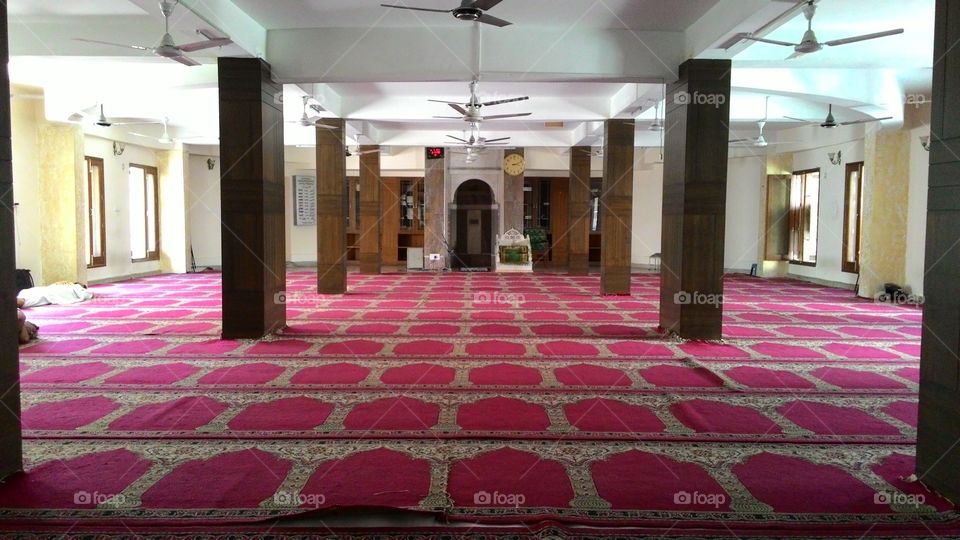 inside the mosque