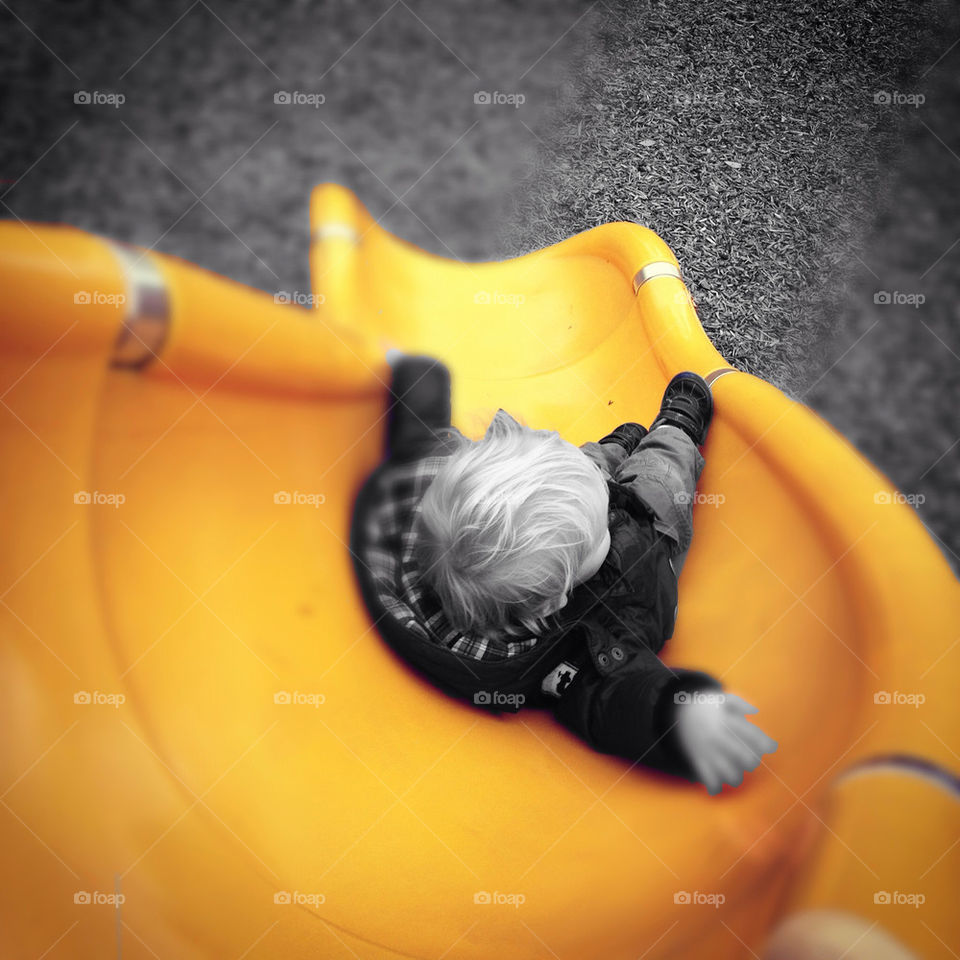 child fun park slide by iain.hanna