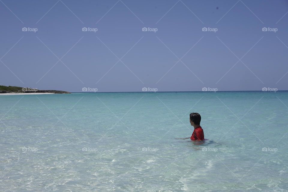 mirando horizonte playas de Cuba