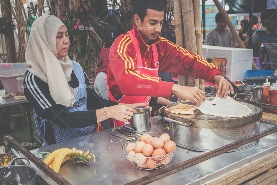 Dessert  Roti Food.