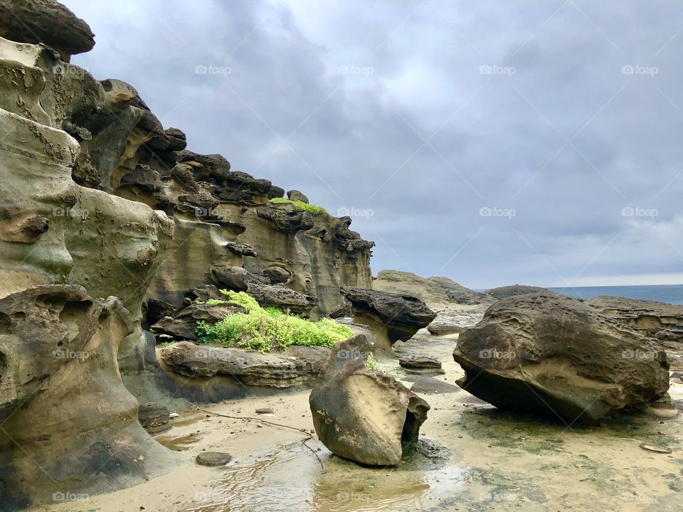 海蝕岩