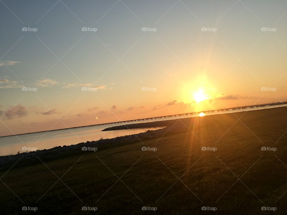 Sunset, Water, Dawn, Beach, Landscape