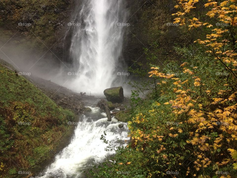 No Person, Waterfall, Fall, Water, Outdoors
