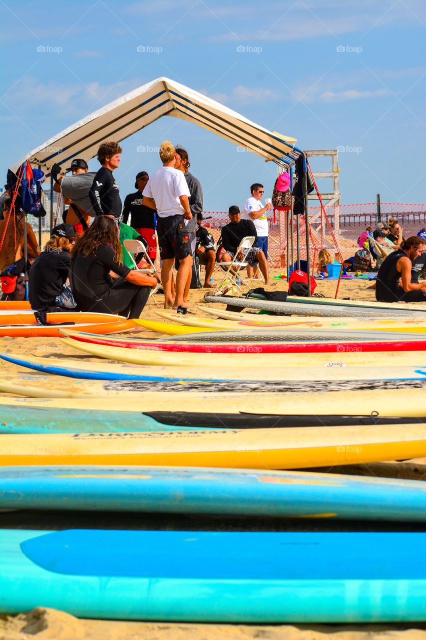 Eating for some waves