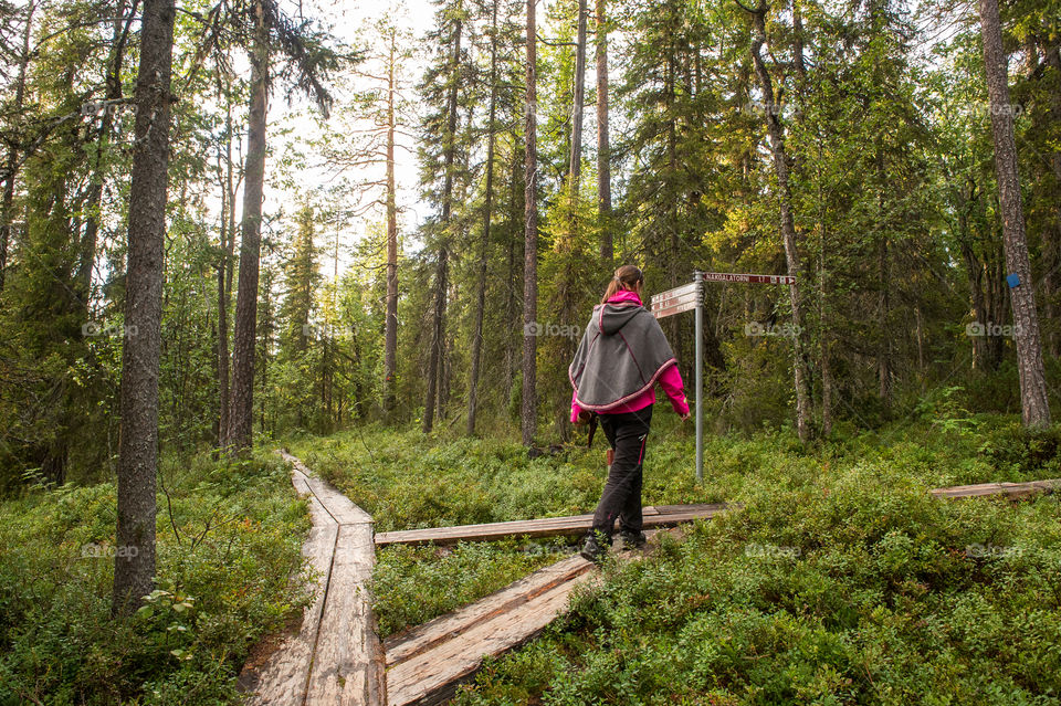 hiking on broad walks 