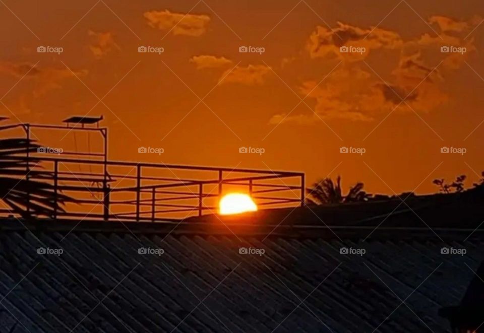 A most beautiful and attractive view of the sunset.