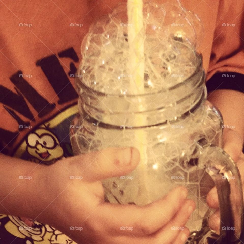 connor playing w milk