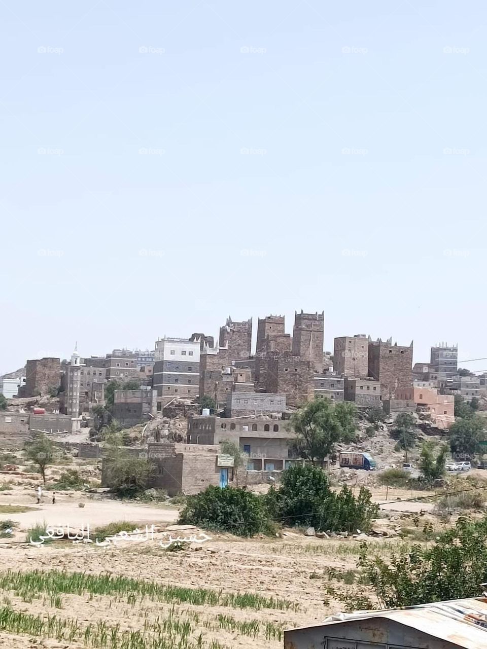 Glory be to God, the magnificent and picturesque view and the natural green trees are a view that is nothing more wonderful than it